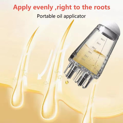 2 in 1 Hair Oil Applicator With Micro Massage Balls