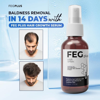FEG Plus Hair Regrowth Oil (USA Imported) – Hair Fall Control, Hairline Repair & Fast Regrowth