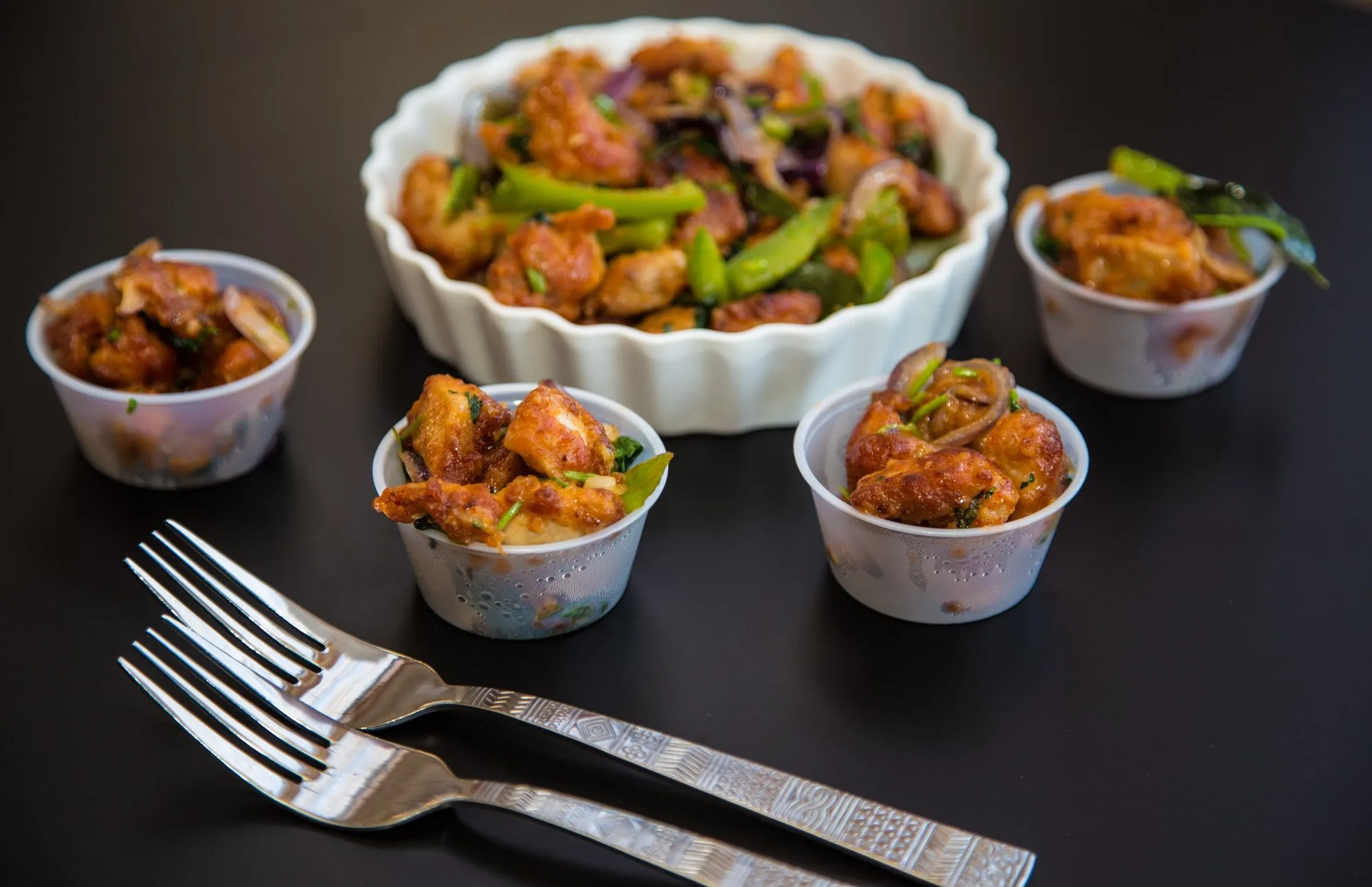 Chicken Chilli with Onion